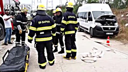 Обучават спасители за реакция при катастрофа на пътнически автобус с цистерна