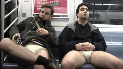 Uncensored No Underwear Subway Ride 