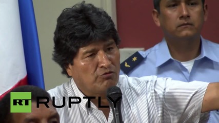Panama: Morales blasts Obama, gives support to Cuba & Venezuela