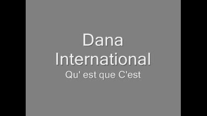 Dana International - Quest que cest