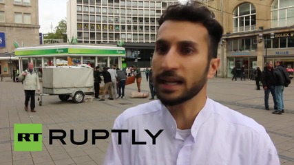 Germany: Young muslims perform mock IS slave auction in Essen