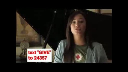 Demi Lovato - American Red Cross - Psa 1
