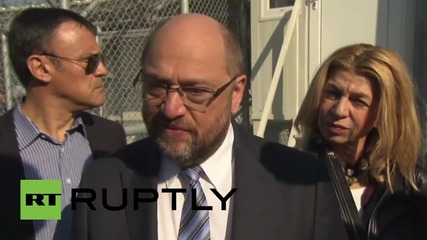 Greece: Tsipras and Schulz visit refugee 'hotspot' in Lesbos