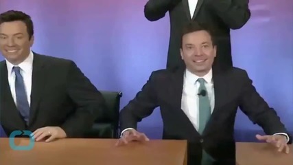 Jimmy Fallon Sings "Barbara Ann" With 5 Other Wax Jimmys