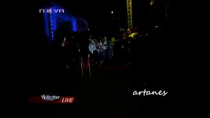 Vipbrother 3 - Кристияна Вълчева влиза в къщата(16.03.2009)