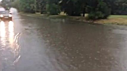 Наводнени улици в София