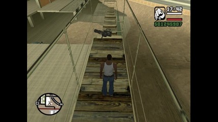 gta san andreas (от къде да си намерим:втора малка картечница,голямата картечница)