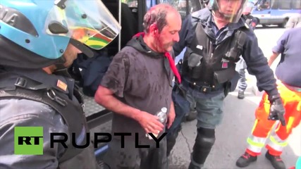 Italy: One arrest after clashes break out at anti-Salvini protest in Massa