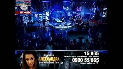 Music Idol 3 - Концерт на застрашените 12.05.09 - Александра Жекова