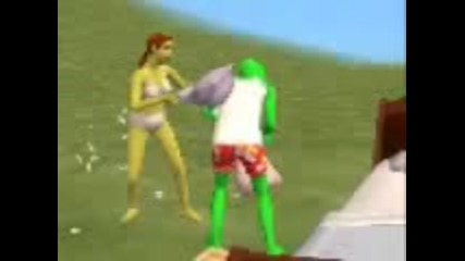 Шрек, направени вид sims 2