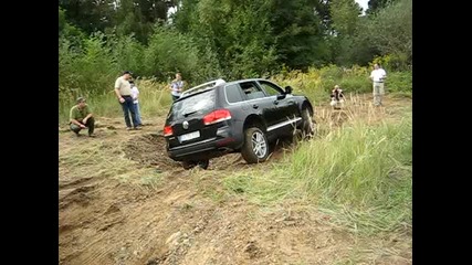 Touareg In Offroad Action