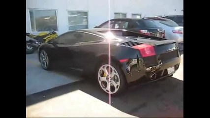 Black Lamborghini Gallardo 