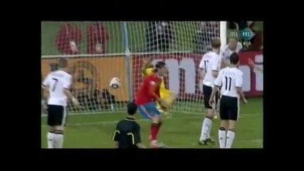 Германия - Испания 0 - 1 Carles Puyol 