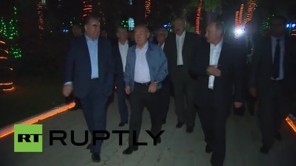 Tajikistan: Putin meets fellow CTSO leaders in Dushanbe