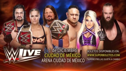 ¡Ronda Rousey y las Superestrellas de Raw y SmackDown estarán en México!