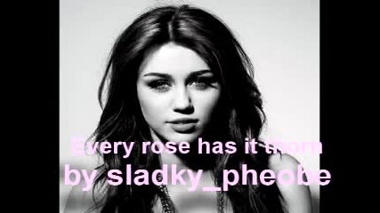 !!! Miley Cyrus - Every rose has it thorn !!! (new album) 