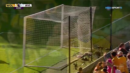 Wolverhampton Wanderers FC with a Goal vs. Aston Villa