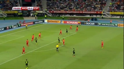 Македония - Испания 0:1