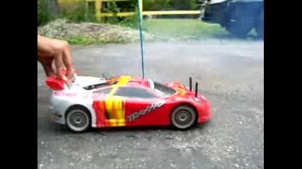 Mini Car Burnout
