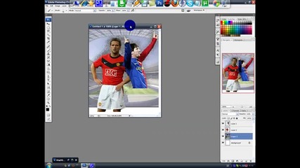 Как да си направим обложка на Fifa 2010 с Photoshop Cs3