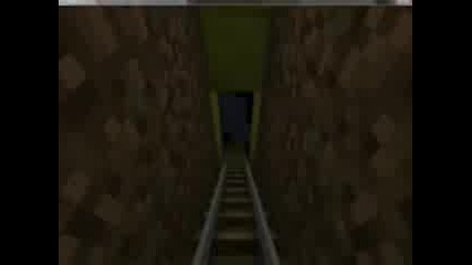 My Minecraft Minecart track Finished