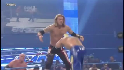 Edge & Rey Mysterio - Powerbomb Lift into Moonsault