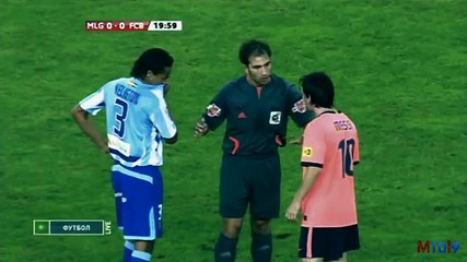 Messi Срещу Malaga (26. 09. 09)