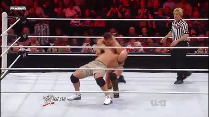 The Miz - Inverted Facelock Backbreaker Followed By Neckbreaker Slam