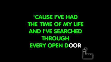 Bill Medley & Jennifer Warnes - Time Of My Life - Karaoke 