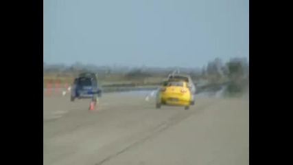 Trabant 1.6 Vs. Seat Leon 1.8 Turbo Drag Race 