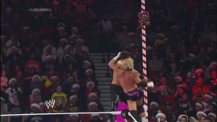 Dolph Ziggler vs. Fandango - Christmas Present on a Pole Match- Raw, Dec. 23, 2013