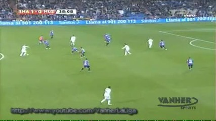 Real Madrid vs Malaga 2 - 0 