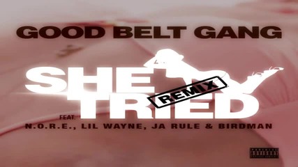 N.o.r.e. Feat. Lil Wayne, Ja Rule & Birdman - She Tried ( Remix ) [ Audio ]