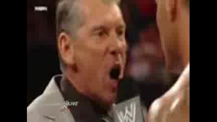 Wwe Chairmans Head Kicked Off