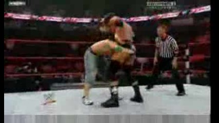 Raw 06/07/09 - John Cena vs. Triple H 2/2