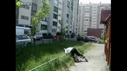 много жесток паркур