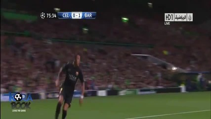 Селтик 0:1 Барселона 01.10.2013