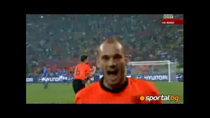 2.7.2010 Холандия - Бразилия 2 - 1 Световно първенство по футбол 1/4 финал 