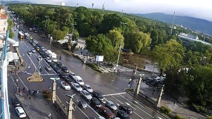 time lapse - задръстване на орлов мост
