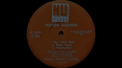 Hidden Agenda - You Can't Run