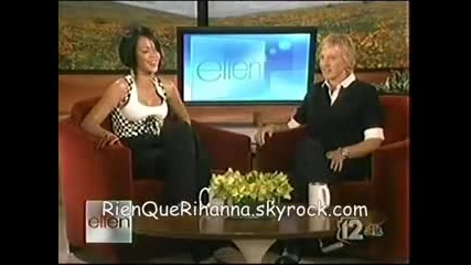 Rihanna interview on Ellen Show
