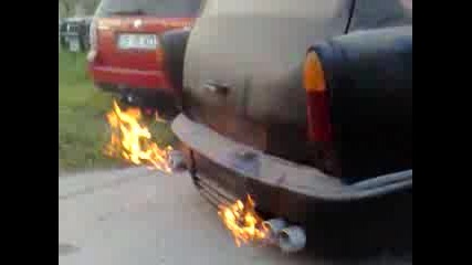 Trabant Flames