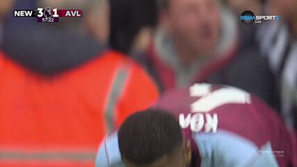 Newcastle United with a Goal vs. Aston Villa