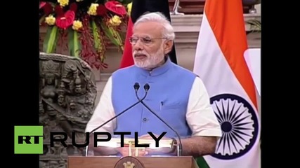 India: PM Modi welcomes German Chancellor Merkel to India