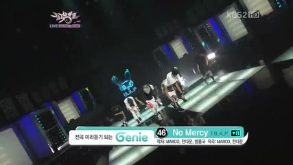 B.a.p - No Mercy @ Music Bank (24.08.2012)