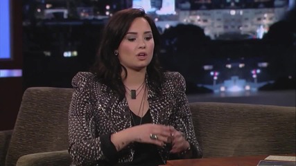Demi Lovato при Jimmy Kimmel Live Part 1