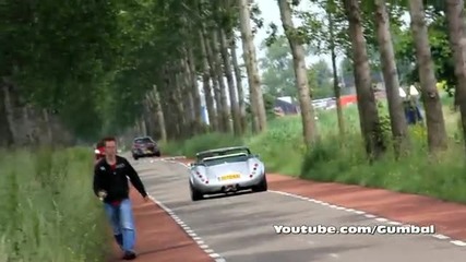 Wiesmann Mf3 Roadster hard acceleration - Dutch Supercar Sunday 2010 