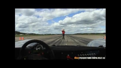 Ultima Gtr Twin Turbo Ускорение 0 - 340 Km/h За 19 Секунди