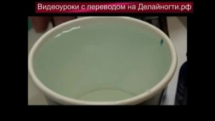 Водный маникюр - видео-урок по дизайну ногтей