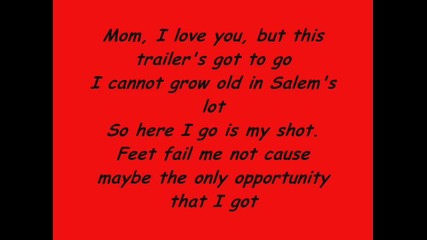 Eminem - Lose Yourself Lyrics